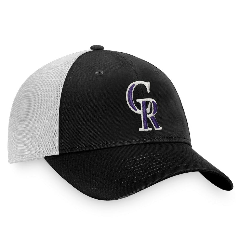 Colorado Rockies Fanatics Cooperstown Collection Core Trucker Snapback Hat - MLB Hats