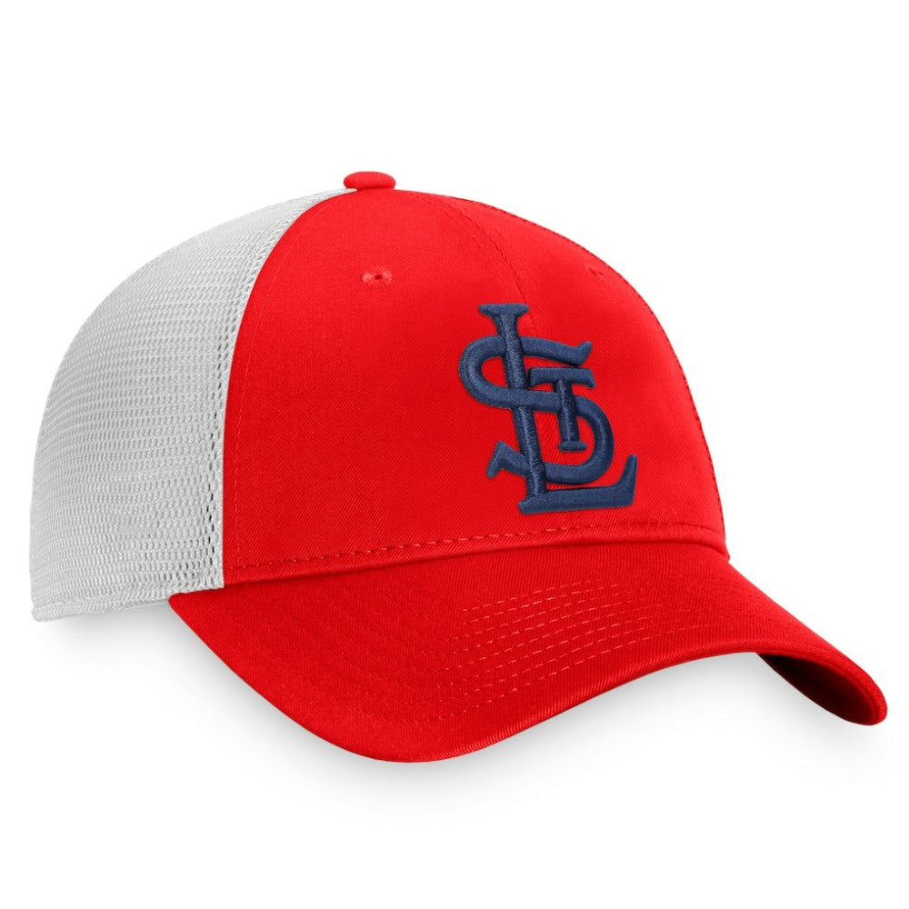 St. Louis Cardinals Fanatics Cooperstown Collection Core Trucker Snapback Hat - MLB Hats