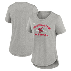 Washington Nationals Nike Women's Hot Prospect Tri-Blend T-Shirt - MLB T-shirts
