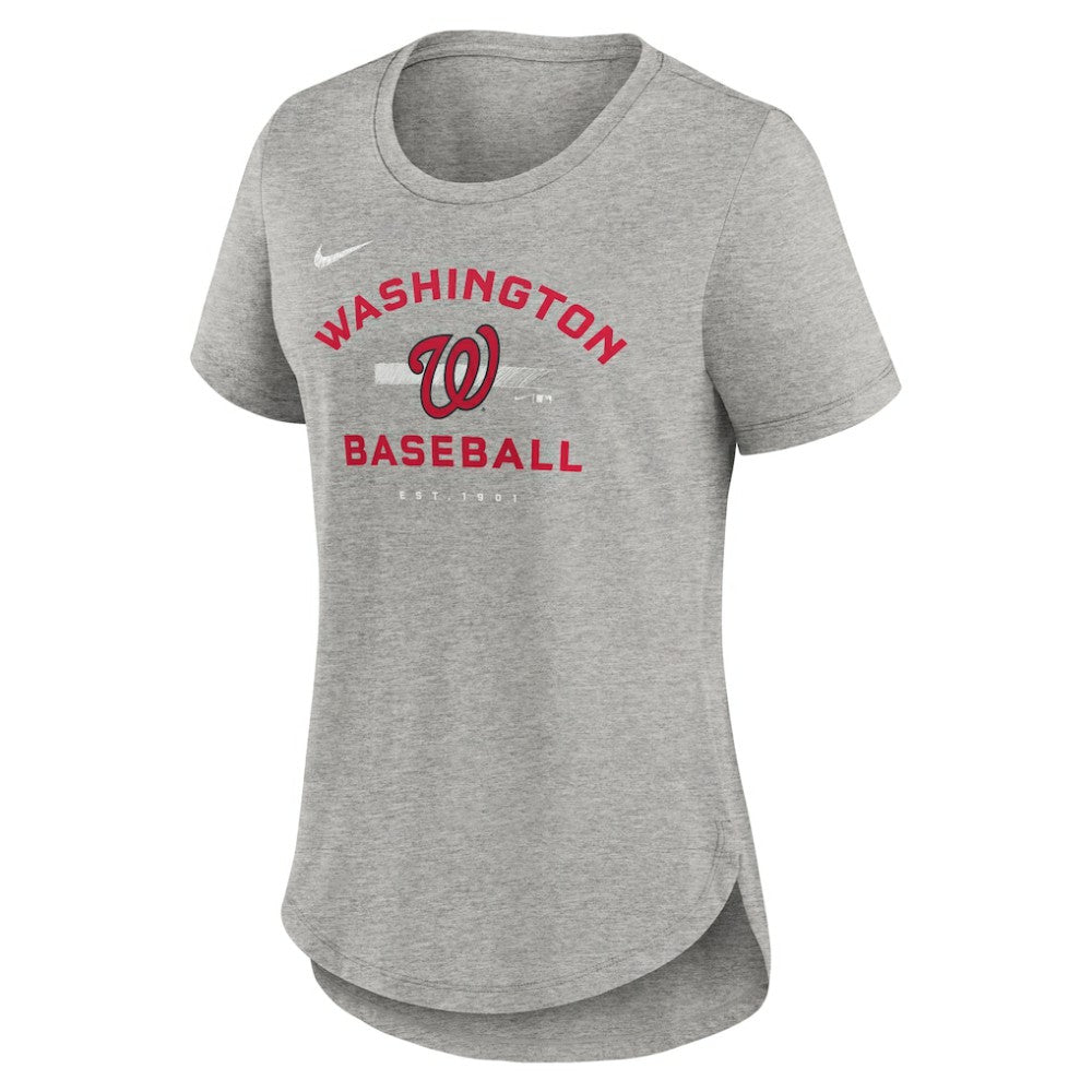 Washington Nationals Nike Women's Hot Prospect Tri-Blend T-Shirt - MLB T-shirts
