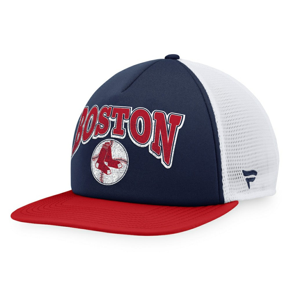 Boston Red Sox Fanatics Heritage Foam Front Trucker Snapback Hat - MLB Hats