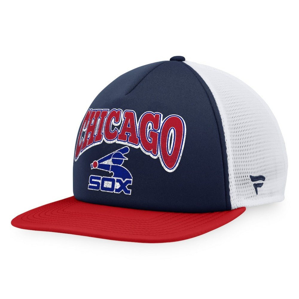 Chicago White Sox Fanatics Heritage Foam Front Trucker Snapback Hat - MLB Hats