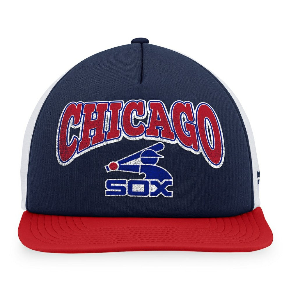 Chicago White Sox Fanatics Heritage Foam Front Trucker Snapback Hat - MLB Hats