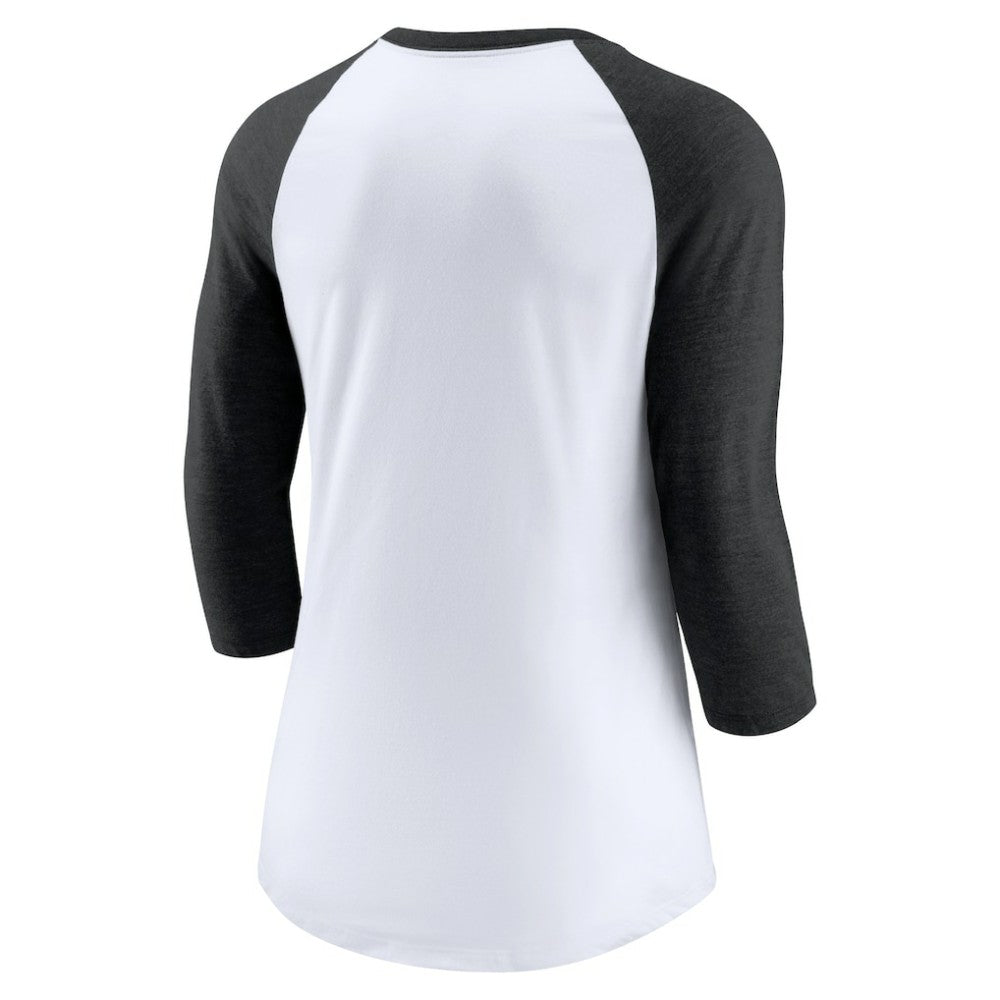 Chicago White Sox Nike Women's Next Up Tri-Blend Raglan 3/4-Sleeve T-Shirt - MLB T-shirts
