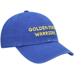 Royal Golden State Warriors '47 Clean Up Wordmark Adjustable Hat sale | NBA