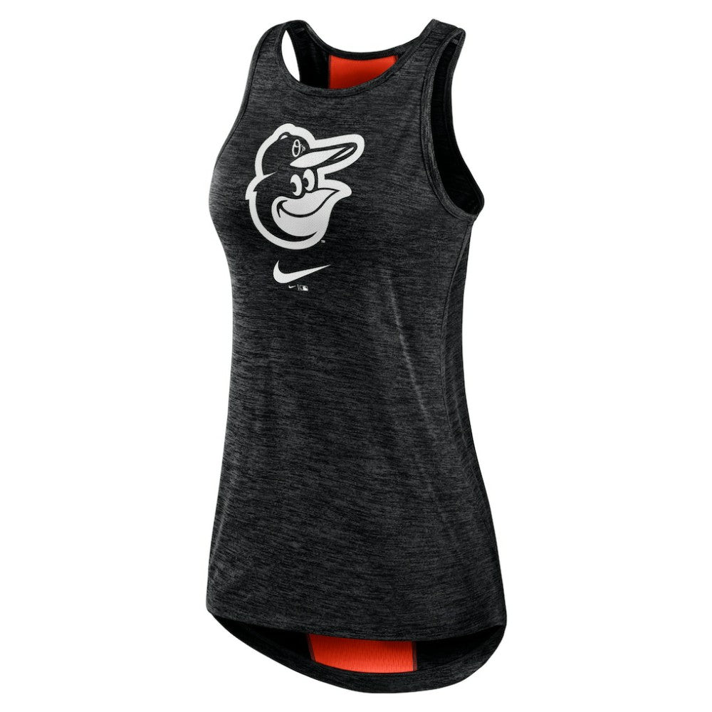 Baltimore Orioles Nike Women's Right Mix High Neck Tank Top - MLB Tanks