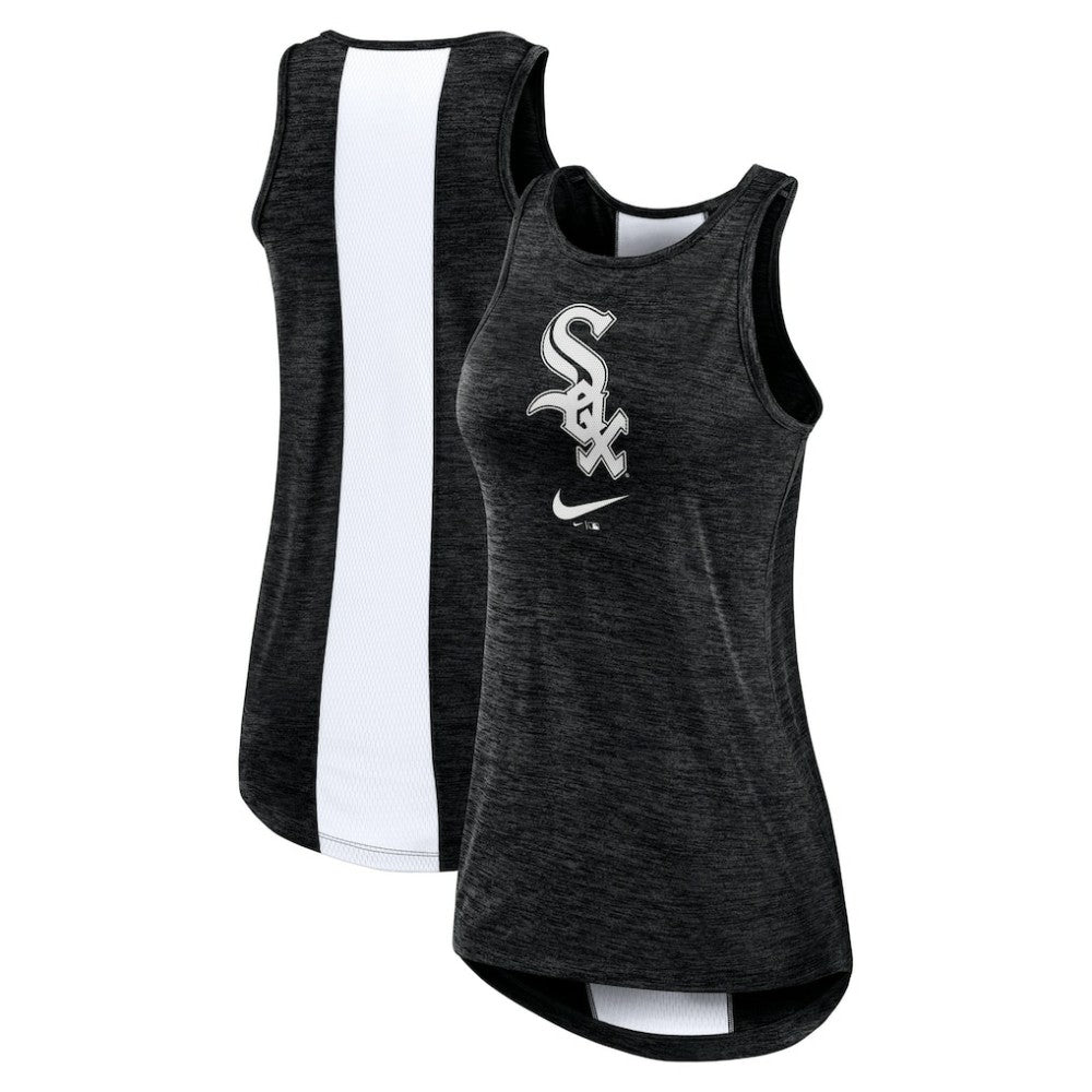 Chicago White Sox Nike Women's Dri-FIT Performance Right Mix High Neck Tank Top - MLB Tanks