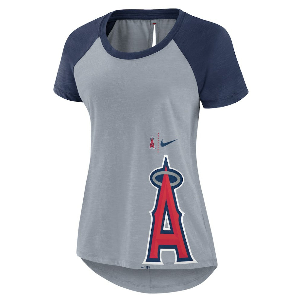 Los Angeles Angels Nike Women's Summer Breeze Raglan Fashion T-Shirt - MLB T-shirts