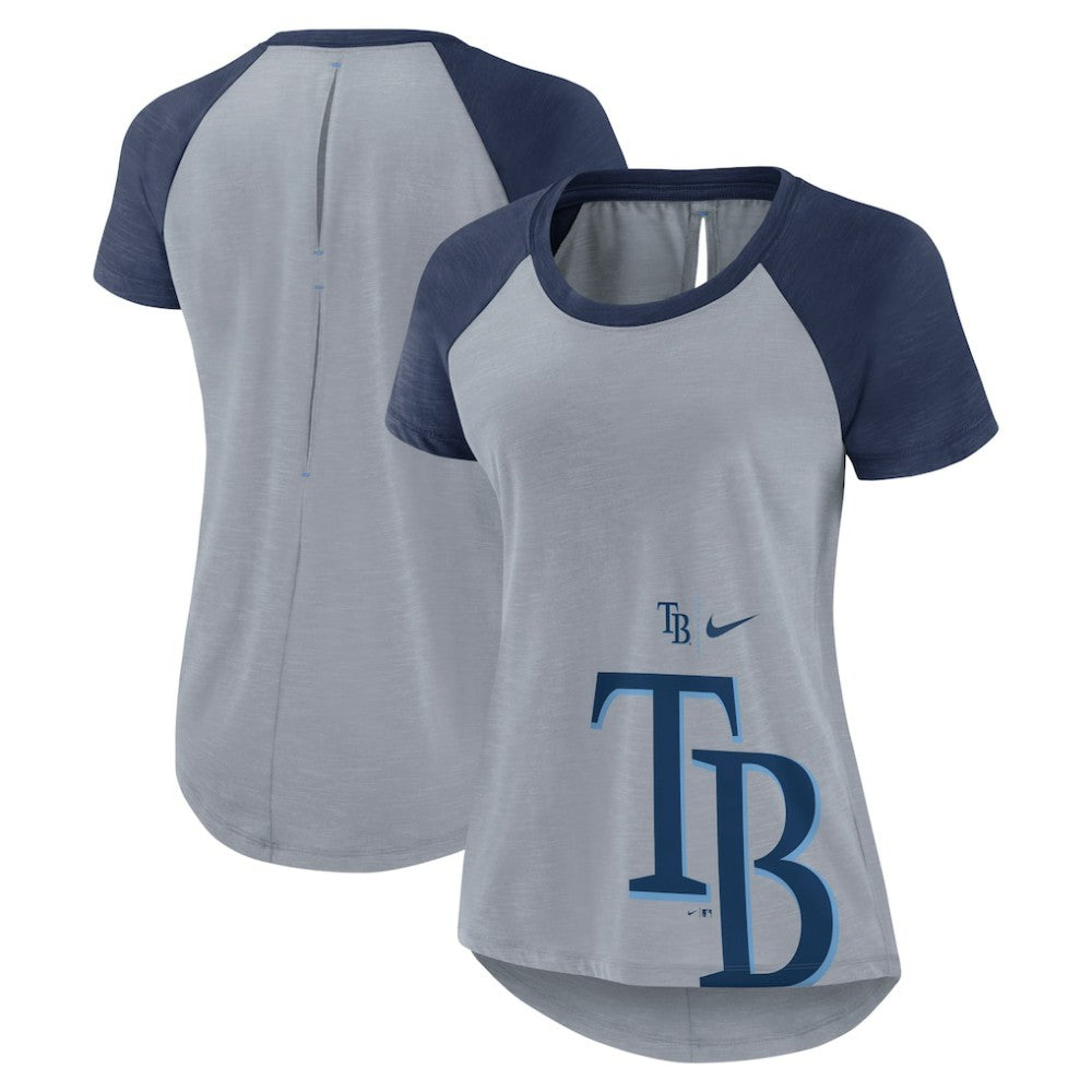 Tampa Bay Rays Nike Women's Summer Breeze Raglan Fashion T-Shirt - MLB T-shirts