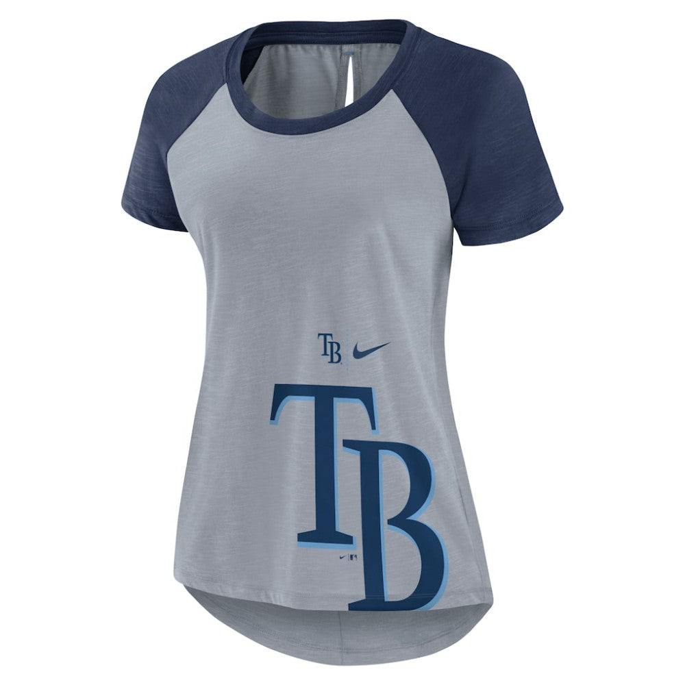 Tampa Bay Rays Nike Women's Summer Breeze Raglan Fashion T-Shirt - MLB T-shirts