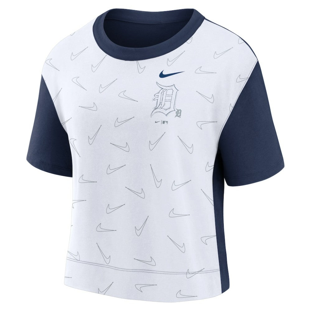 Detroit Tigers Nike Women's Line Up High Hip Fashion T-Shirt - MLB T-shirts