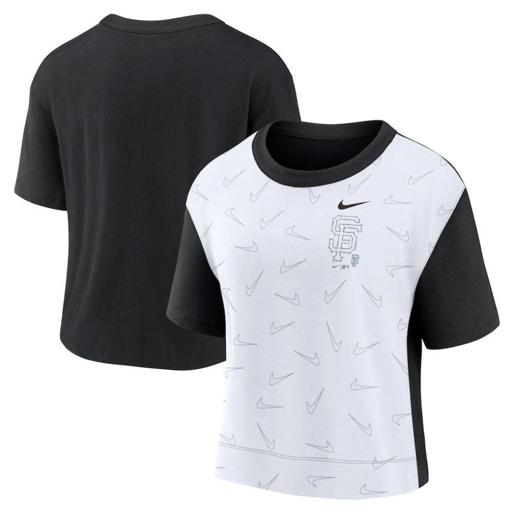San Francisco Giants Nike Women's Line Up High Hip Fashion T-Shirt - MLB T-shirts