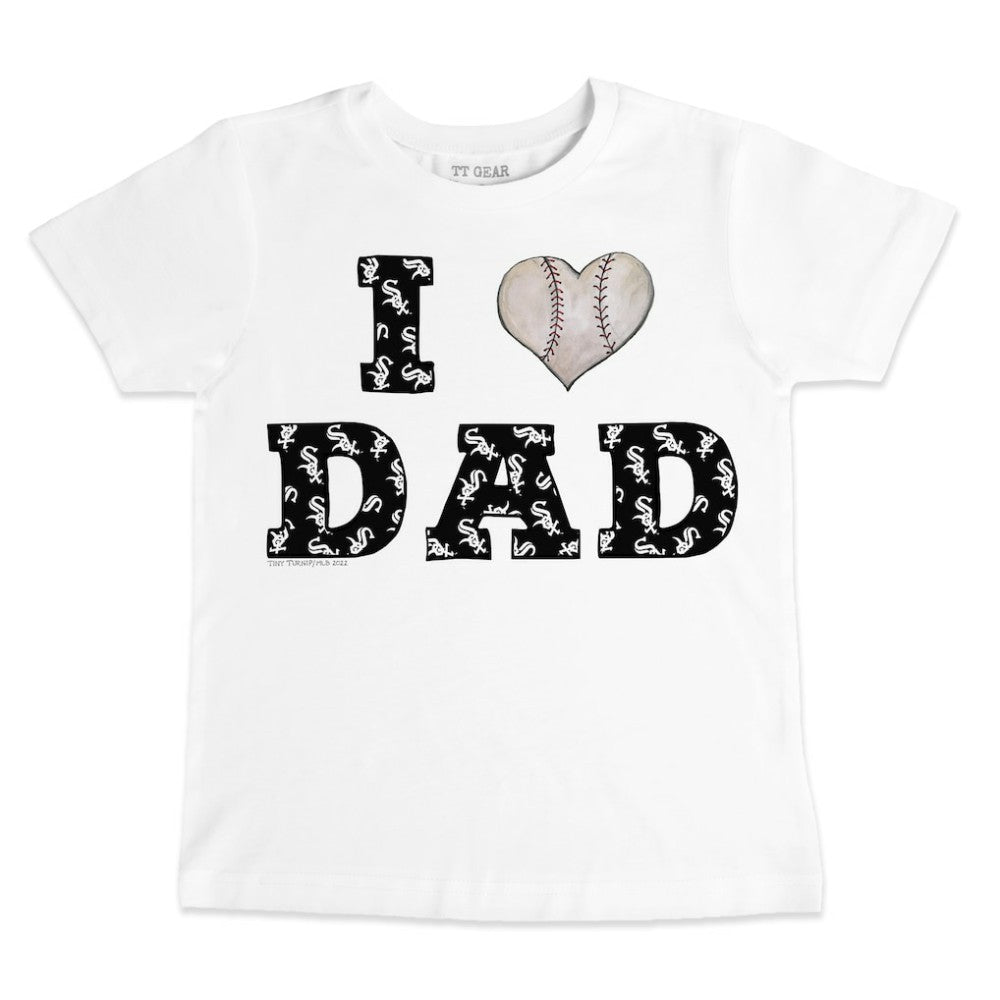 Chicago White Sox Tiny Turnip Youth I Love Dad T-Shirt - MLB T-shirts