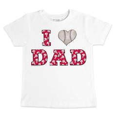 Philadelphia Phillies Tiny Turnip Youth I Love Dad T-Shirt - MLB T-shirts
