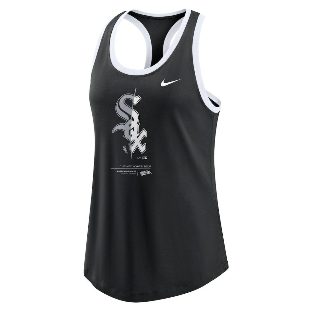 Chicago White Sox Nike Women's Tech Tri-Blend Tank Top - MLB Tanks