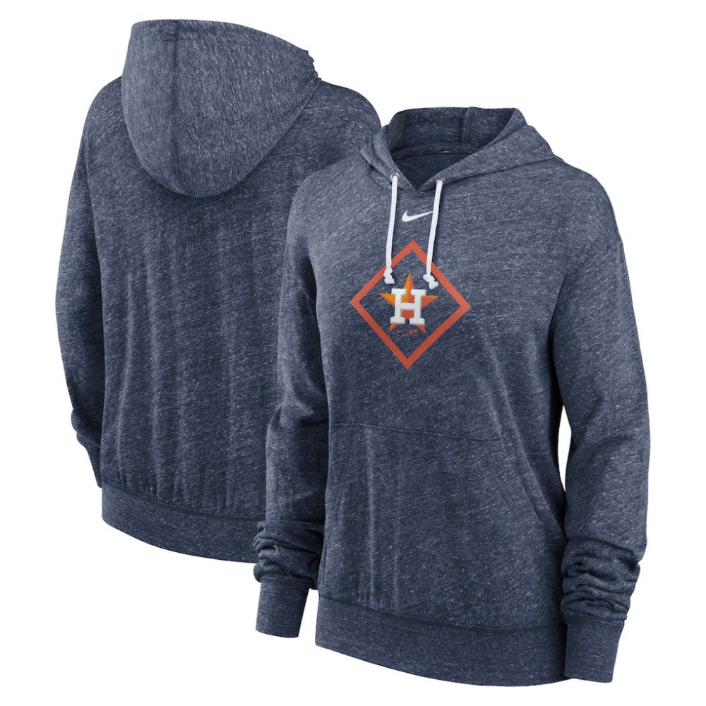 Houston Astros Nike Women's Diamond Icon Gym Vintage Lightweight Hooded Top - MLB Tops