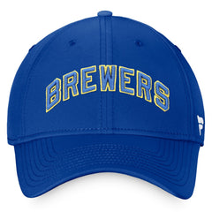 Milwaukee Brewers Fanatics Cooperstown Core Flex Hat - MLB Hats
