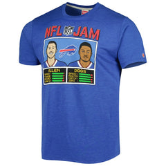 Buffalo Bills Josh Allen & Stefon Diggs  Homage Unisex NFL Jam Tri-Blend T-Shirt | NFL New
