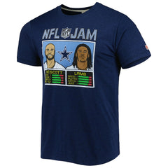 Dallas Cowboys CeeDee Lamb & Dak Prescott  Homage Unisex NFL Jam Tri-Blend T-Shirt | NFL On sale