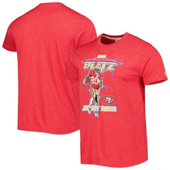 San Francisco 49ers Jerry Rice  Homage Unisex NFL Blitz Retired Player Tri-Blend T-Shirt | NFL Hot