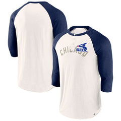Chicago White Sox Fanatics Backdoor Slider Raglan 3/4-Sleeve T-Shirt - MLB T-shirts
