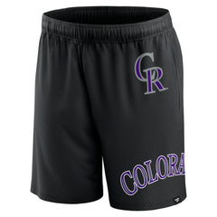 Colorado Rockies Fanatics Clincher Mesh Shorts - MLB Shorts