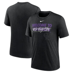 Colorado Rockies Nike Home Spin Tri-Blend T-Shirt - MLB T-shirts