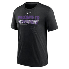 Colorado Rockies Nike Home Spin Tri-Blend T-Shirt - MLB T-shirts
