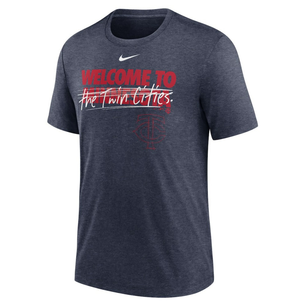 Minnesota Twins Nike Home Spin Tri-Blend T-Shirt - MLB T-shirts