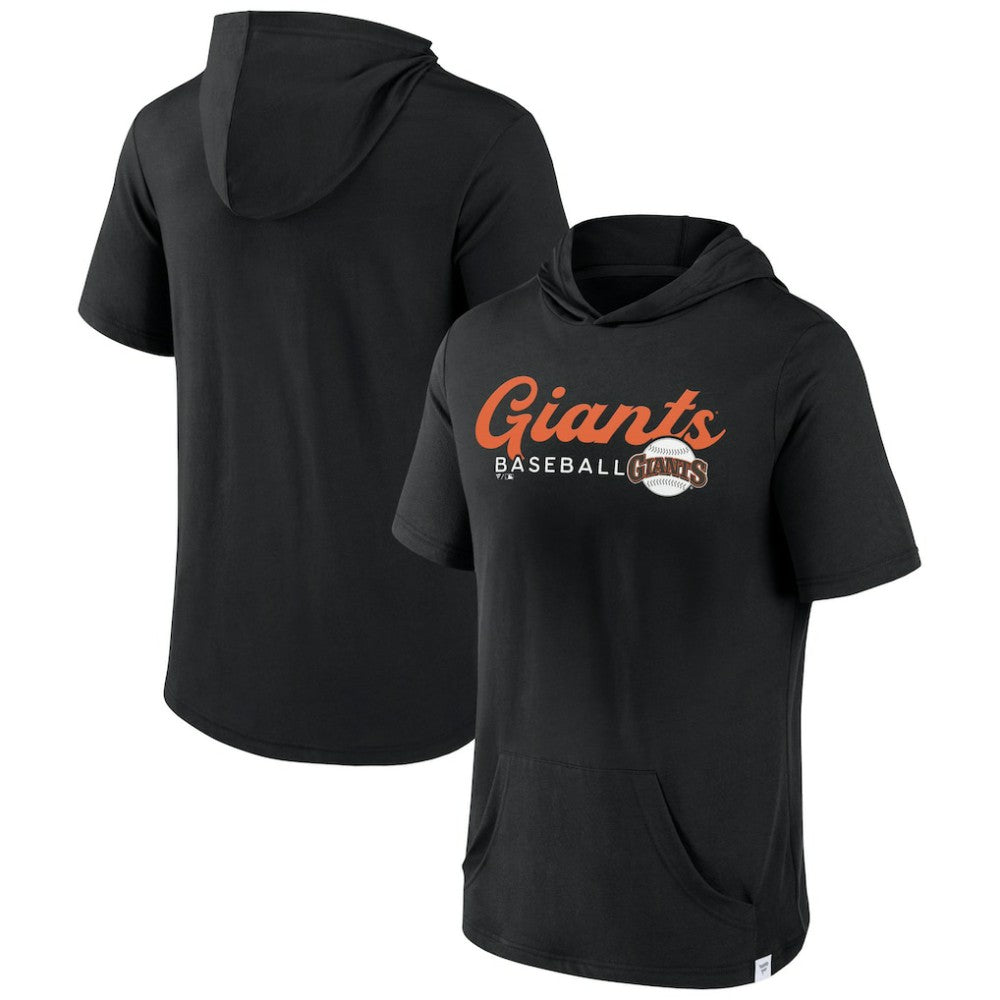 San Francisco Giants Fanatics Offensive Strategy Short Sleeve Pullover Hoodie - MLB Hoodies