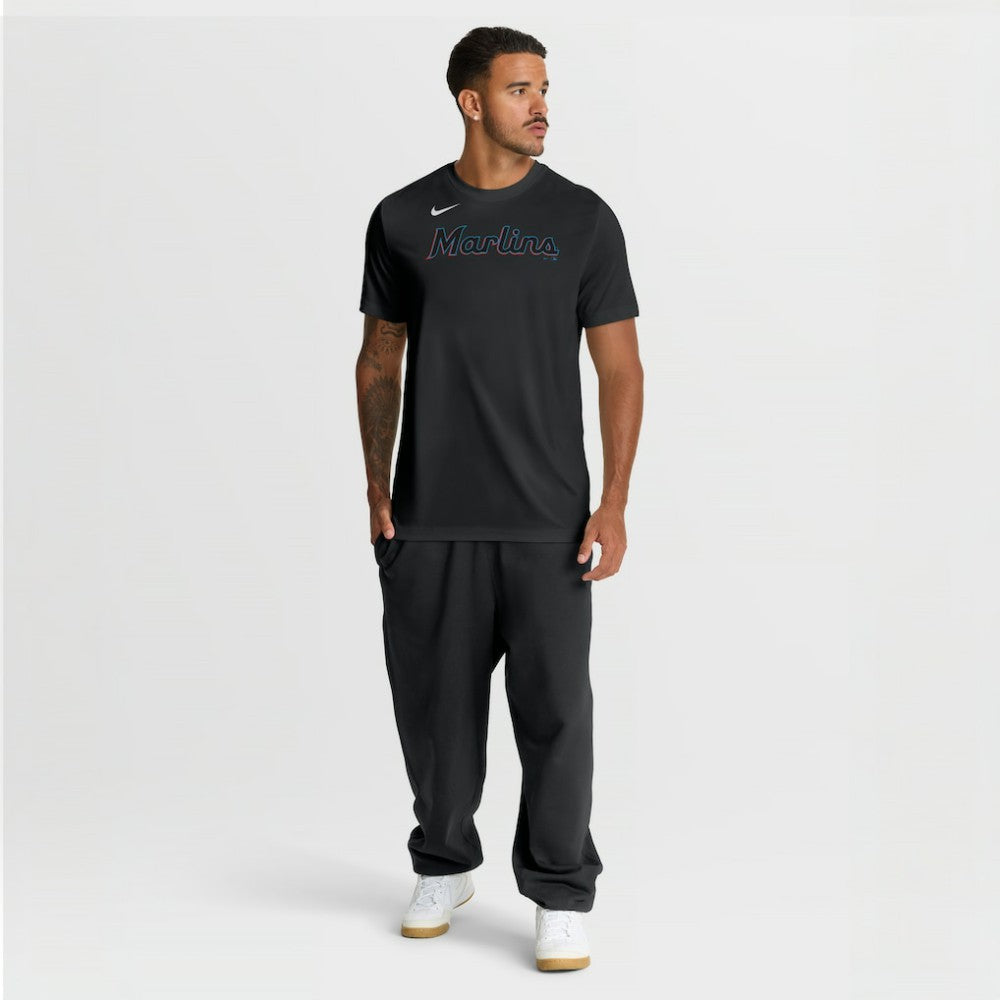 Miami Marlins Nike New Legend Wordmark Dri-FIT T-Shirt - MLB T-shirts