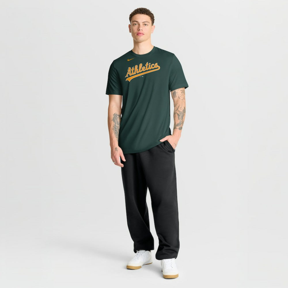 Athletics Nike New Legend Wordmark Dri-FIT T-Shirt - MLB T-shirts
