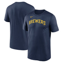Milwaukee Brewers Nike New Legend Wordmark Dri-FIT T-Shirt - MLB T-shirts