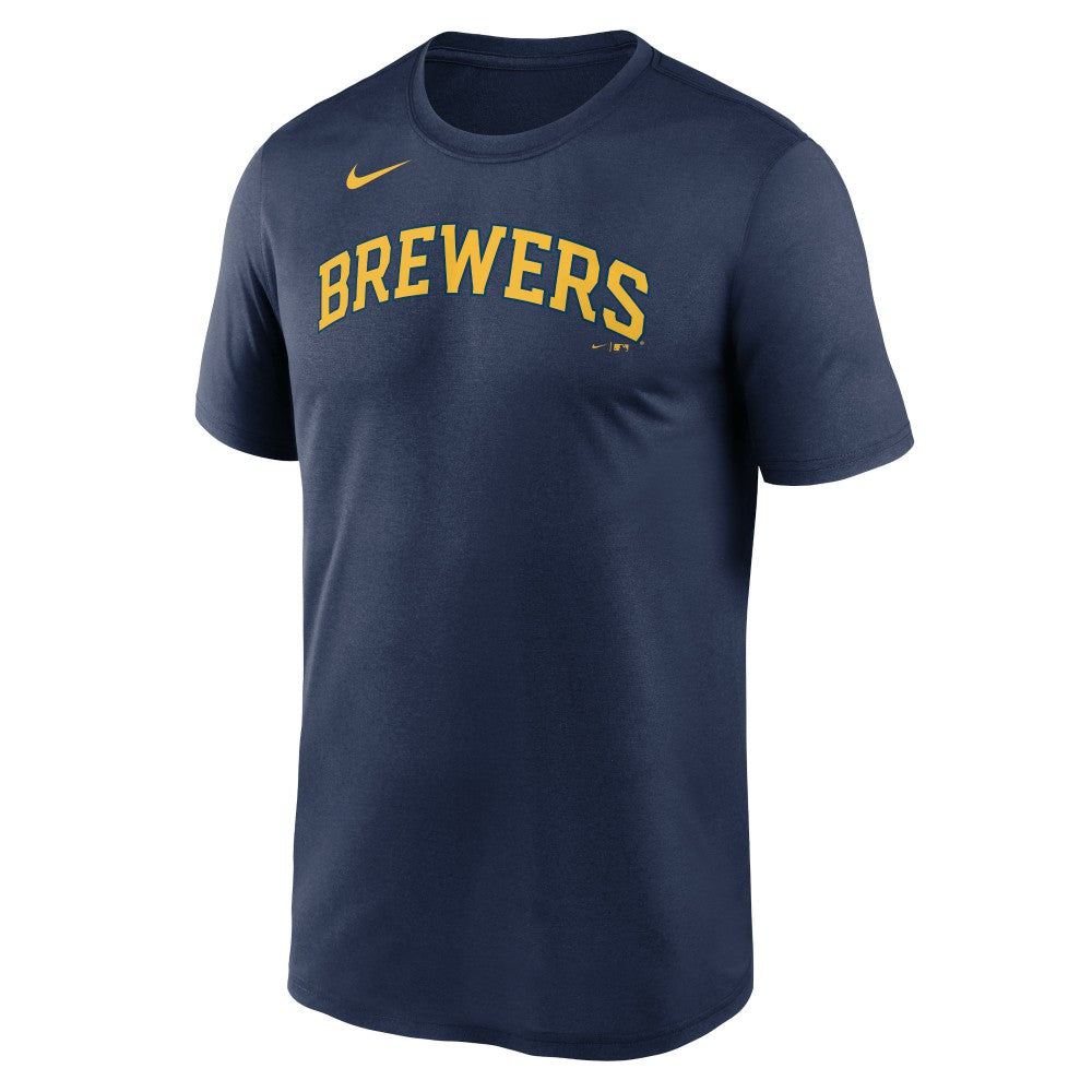 Milwaukee Brewers Nike New Legend Wordmark Dri-FIT T-Shirt - MLB T-shirts