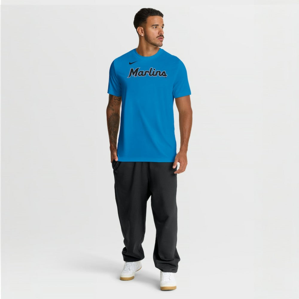 Miami Marlins Nike New Legend Wordmark Dri-FIT T-Shirt - MLB T-shirts