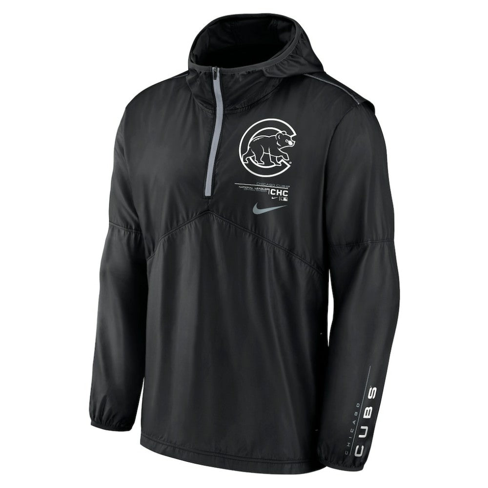 Chicago Cubs Nike Authentic Night Game Performance Half-Zip Windbreaker - MLB Windbreaker