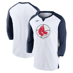 Boston Red Sox Nike Rewind 3/4-Sleeve T-Shirt - MLB T-shirts