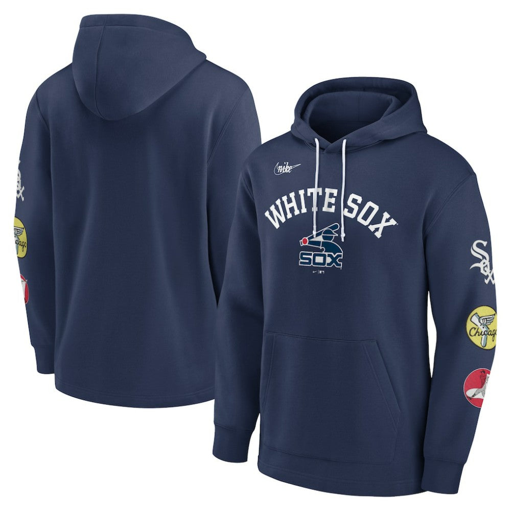 Chicago White Sox Nike Rewind Lefty Pullover Hoodie - MLB Hoodies