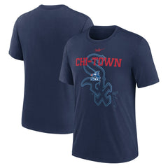 Chicago White Sox Nike Rewind Retro Tri-Blend T-Shirt - MLB T-shirts