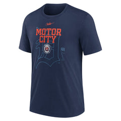 Detroit Tigers Nike Rewind Retro Tri-Blend T-Shirt - MLB T-shirts