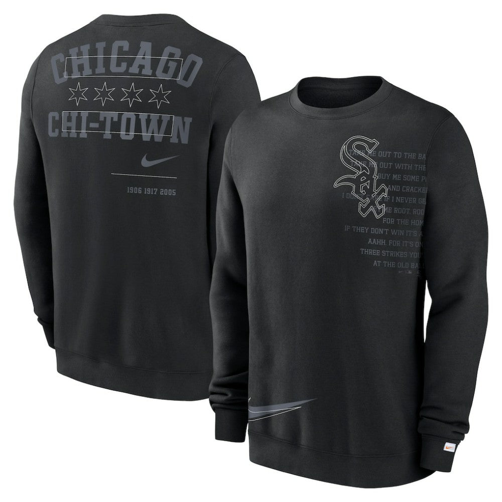 Chicago White Sox Nike Statement Ball Game Fleece Pullover Sweatshirt - MLB Pullover