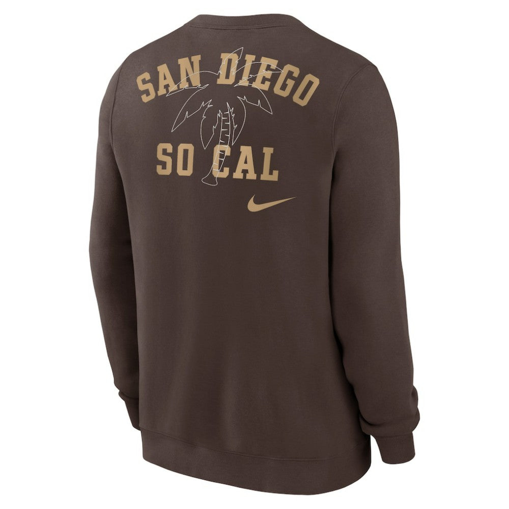 San Diego Padres Nike Statement Ball Game Fleece Pullover Sweatshirt - MLB Pullover