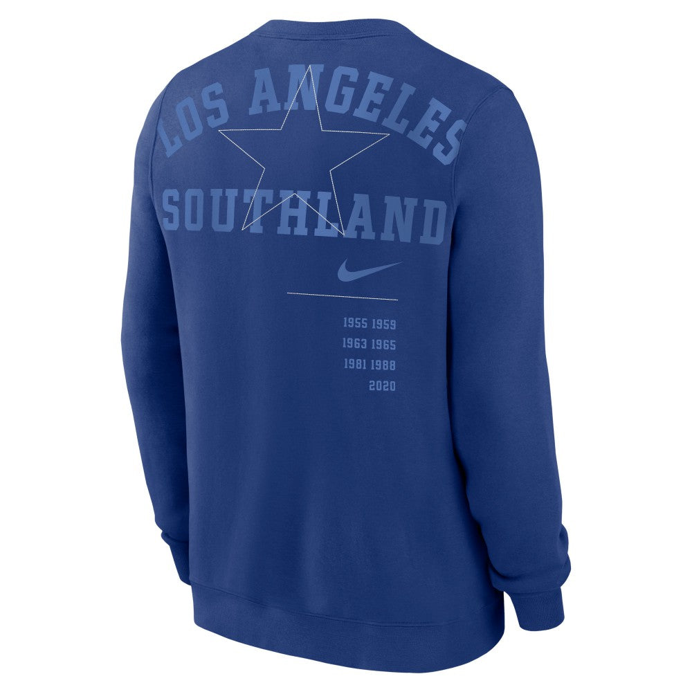 Los Angeles Dodgers Nike Statement Ball Game Fleece Pullover Sweatshirt - MLB Pullover