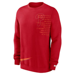 Philadelphia Phillies Nike Statement Ball Game Fleece Pullover Sweatshirt - MLB Pullover