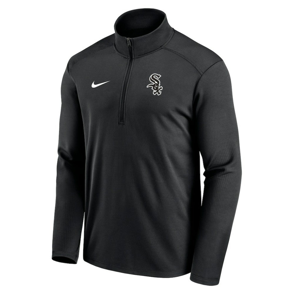 Chicago White Sox Nike Agility Pacer Performance Half-Zip Top - MLB Tops