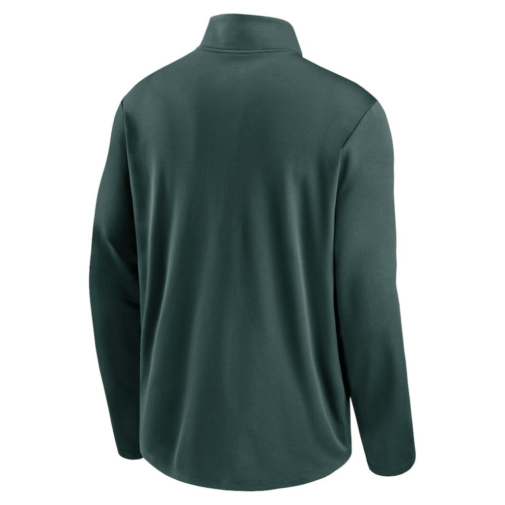Athletics Nike Agility Pacer Performance Half-Zip Top - MLB Tops