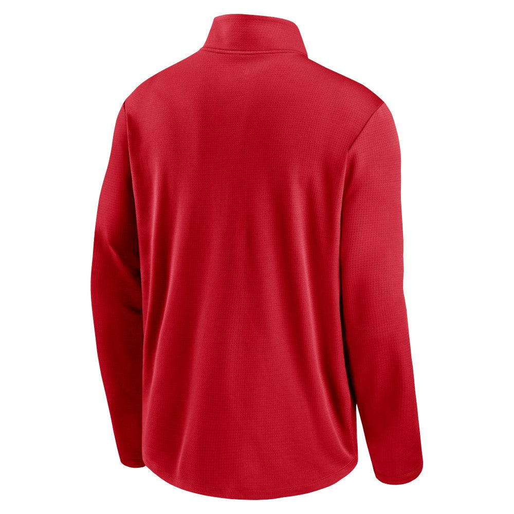 Los Angeles Angels Nike Agility Pacer Lightweight Performance Half-Zip Top - MLB Tops