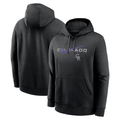 Colorado Rockies Nike Swoosh NeighborHOOD Pullover Hoodie - MLB Hoodies