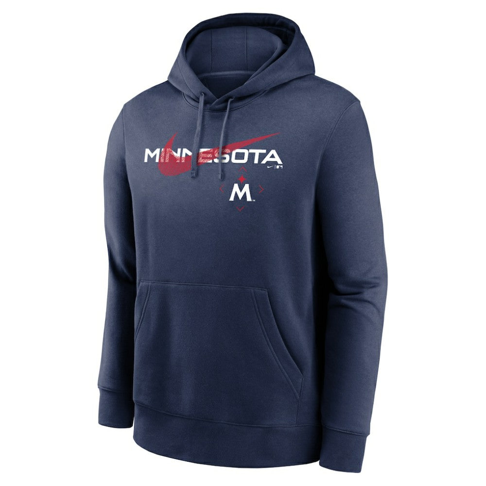 Minnesota Twins Nike 2023 Swoosh Neighborhood Pullover Hoodie - MLB Hoodies