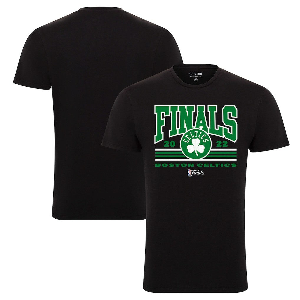Black Boston Celtics Sportiqe 2022 NBA Finals Bingham T-Shirt | NBA